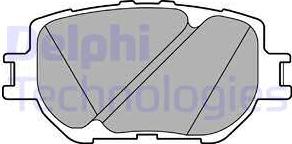 Delphi LP2699 - Set placute frana,frana disc parts5.com