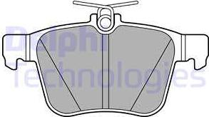 Delphi LP2697 - Bremsbelagsatz, Scheibenbremse parts5.com