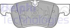 Delphi LP2689 - Set placute frana,frana disc parts5.com