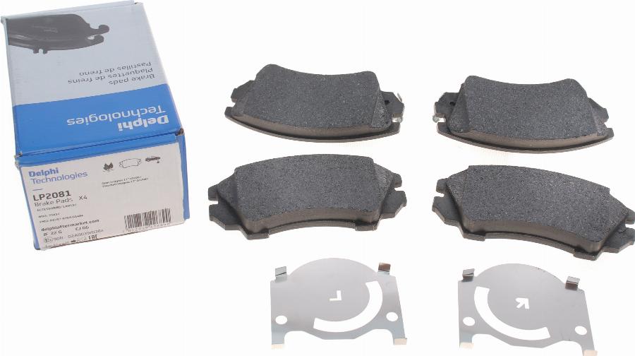 Delphi LP2081 - Set placute frana,frana disc parts5.com