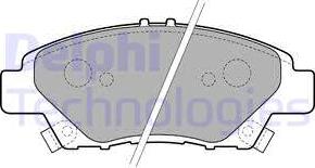 Delphi LP2194 - Set placute frana,frana disc parts5.com