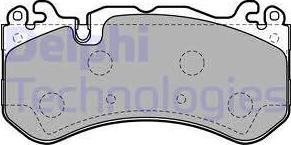 Delphi LP2149 - Brake Pad Set, disc brake parts5.com