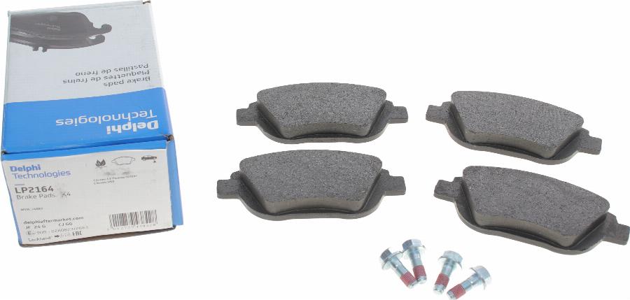 Delphi LP2164 - Sada brzdových destiček, kotoučová brzda parts5.com