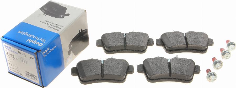 Delphi LP2180 - Brake Pad Set, disc brake parts5.com