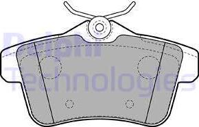 Delphi LP2180 - Brake Pad Set, disc brake parts5.com