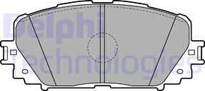 Delphi LP2123 - Komplet pločica, disk-kočnica parts5.com