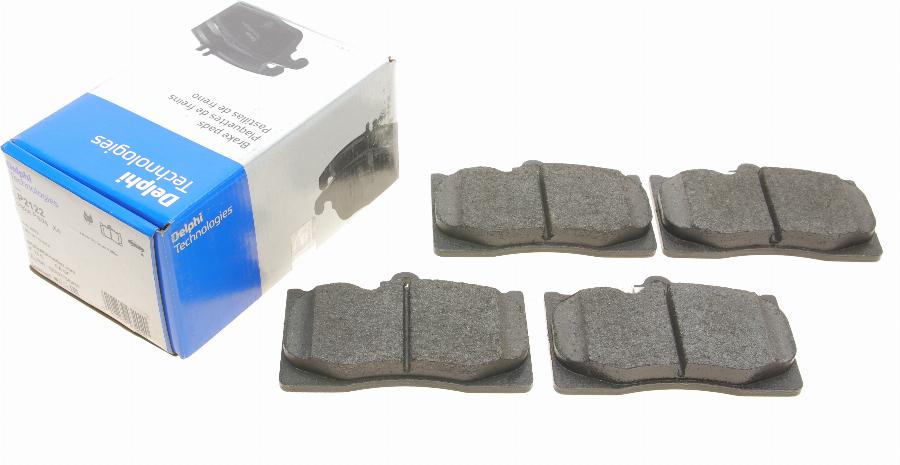 Delphi LP2122 - Brake Pad Set, disc brake parts5.com