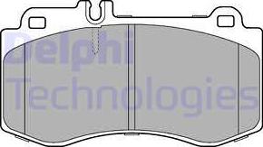 Delphi LP2304 - Komplet kočnih obloga, disk kočnica parts5.com