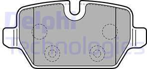 Delphi LP2247 - Σετ τακάκια, δισκόφρενα parts5.com