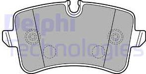 Delphi LP2226 - Set placute frana,frana disc parts5.com