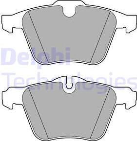 Delphi LP2766 - Komplet zavornih oblog, ploscne (kolutne) zavore parts5.com