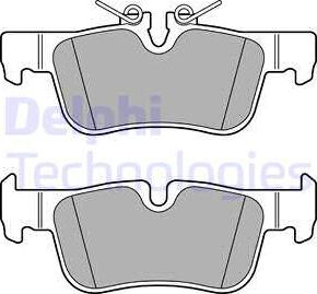 Delphi LP2719 - Set placute frana,frana disc parts5.com