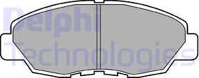 Delphi LP734 - Brake Pad Set, disc brake parts5.com