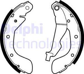 Delphi LS1969 - Set saboti frana parts5.com