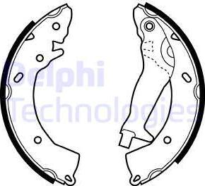 Delphi LS1966 - Set saboti frana parts5.com