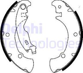 Delphi LS1840 - Set saboti frana parts5.com