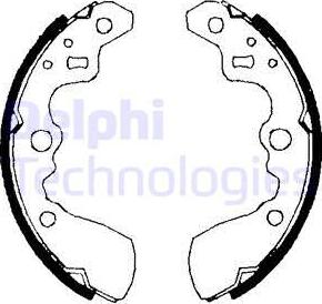 Delphi LS1710 - Set saboti frana parts5.com