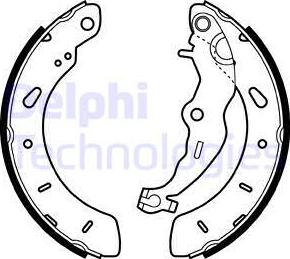 Delphi LS2062 - Set saboti frana parts5.com