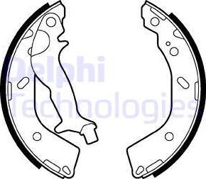 Delphi LS2027 - Set saboti frana parts5.com