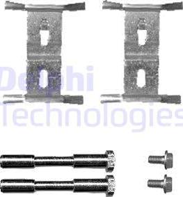 Delphi LX0449 - Accessory Kit for disc brake Pads parts5.com