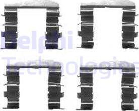 Delphi LX0461 - Set accesorii, placute frana parts5.com