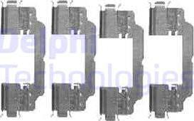 Delphi LX0475 - Set accesorii, placute frana parts5.com