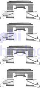 Delphi LX0507 - Set accesorii, placute frana parts5.com