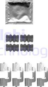 Delphi LX0536 - Set accesorii, placute frana parts5.com