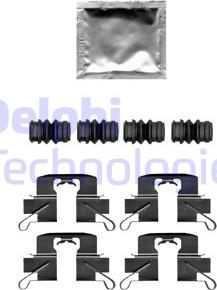 Delphi LX0696 - Set accesorii, placute frana parts5.com