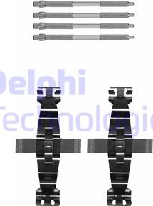 Delphi LX0674 - Set accesorii, placute frana parts5.com