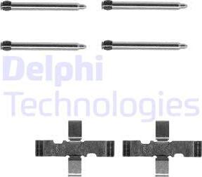 Delphi LX0095 - Set accesorii, placute frana parts5.com