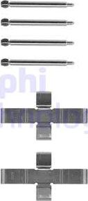 Delphi LX0047 - Set accesorii, placute frana parts5.com