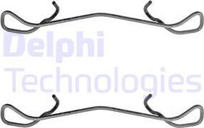 Delphi LX0169 - Tarvikesarja, jarrupala parts5.com