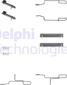 Delphi LX0168 - Set accesorii, placute frana parts5.com