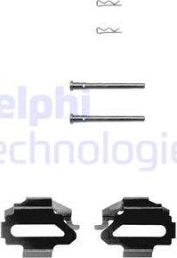 Delphi LX0162 - Accessory Kit for disc brake Pads parts5.com