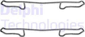 Delphi LX0108 - Set accesorii, placute frana parts5.com