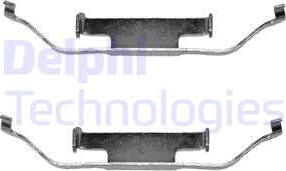 Delphi LX0136 - Set accesorii, placute frana parts5.com