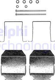 Delphi LX0338 - Set accesorii, placute frana parts5.com