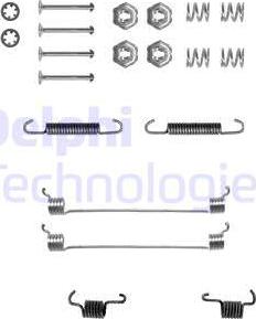 Delphi LY1055 - Zestaw dodatków, szczęki hamulcowe parts5.com