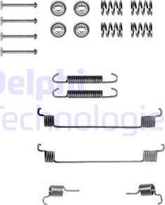 Delphi LY1061 - Juego de accesorios, zapatas de freno parts5.com