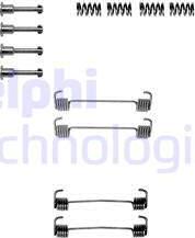 Delphi LY1163 - Lisakomplekt, seisupiduriklotsid parts5.com