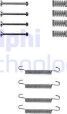 Delphi LY1115 - Set accesorii, saboti frana parcare parts5.com