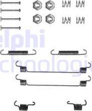 Delphi LY1112 - Aksesuar seti, Fren pabucu parts5.com