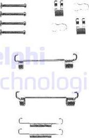 Delphi LY1344 - Set accesorii, saboti frana parcare parts5.com