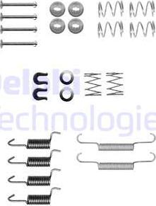 Delphi LY1348 - Sada příslušenství, parkovací brzdové čelisti parts5.com