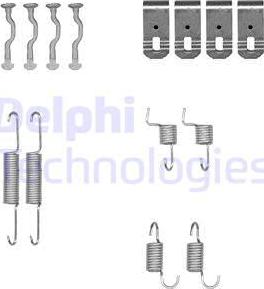 Delphi LY1351 - Set accesorii, saboti frana parcare parts5.com