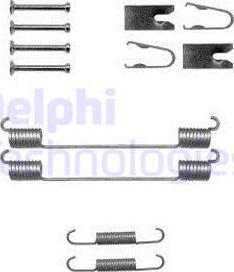 Delphi LY1369 - Zestaw dodatków, szczęki hamulcowe parts5.com