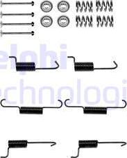 Delphi LY1317 - Set accesorii, saboti frana parcare parts5.com