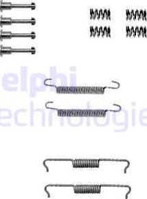 Delphi LY1330 - Kompletni pribor, zavorne celjusti rocne zavore parts5.com