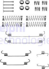 Delphi LY1331 - Kompletni pribor, zavorna celjust parts5.com